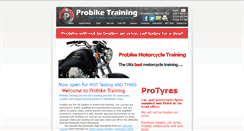 Desktop Screenshot of probiketraining.com